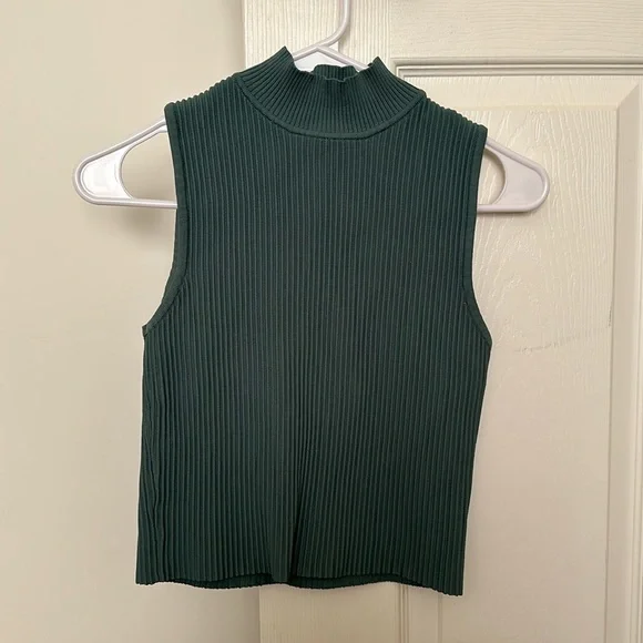 Forever 21 Tops Forever Ribbed Mock Neck Tank Poshmark